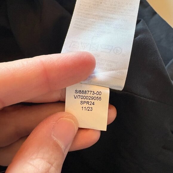 NWT Banana Republic Black Bubble-Hem Taffeta Midi Dress Open Back Twist Cocktail - Picture 10 of 11